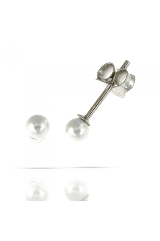 orecchini perla 3mm